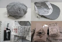 1円 【ゴルフシリーズ】 BLACK&WHITE ブラック＆ホワイト　キャップ　2点　まとめて　同一者　レディース_画像4