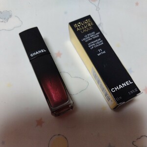 ★人気色★CHANEL　シャネル　ルージュ　アリュール　ラック　71　ミットドゥシャネル　リップカラー　リップ　口紅　グロス　赤　レッド