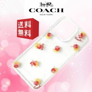 【新品 未使用】コーチ COACH iPhone13 Proケース クリア スマホケース スマホカバー レディース CO-403