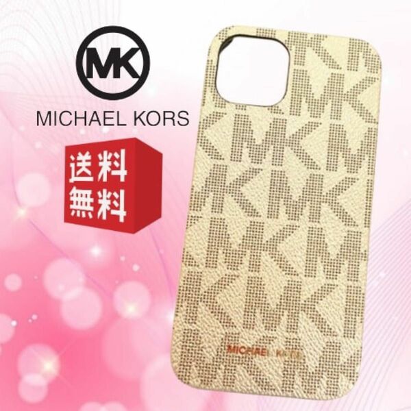 【新品 未使用】Michael Kors マイケルコース iPhone13ケース ローズ スマホケース レディース MK-403