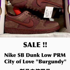 【SB DUNK】【人気モデル】Nike SB Dunk Low "Burgundy" 28.0cm