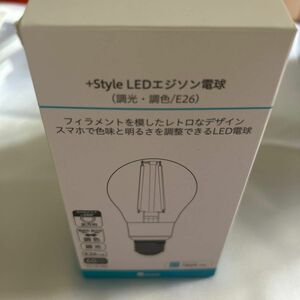 +Style LED エジソン電球 60W E26 スマート電球 調光 調色 ライト 間接照明 電球色 昼光色 昼白色 温白色 