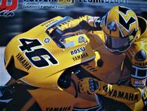 大型ポスター　2005年第8戦USグランプリ ヤマハ創立50周年記念USインターカラー ヤマハ YZR-M1 #46 バレンティーノ・ロッシ　新品同様_画像4
