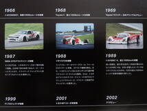 ポスター トヨタ モータースポーツ５０周年記念 1992年ルマン２位 TS010 未使用_画像5