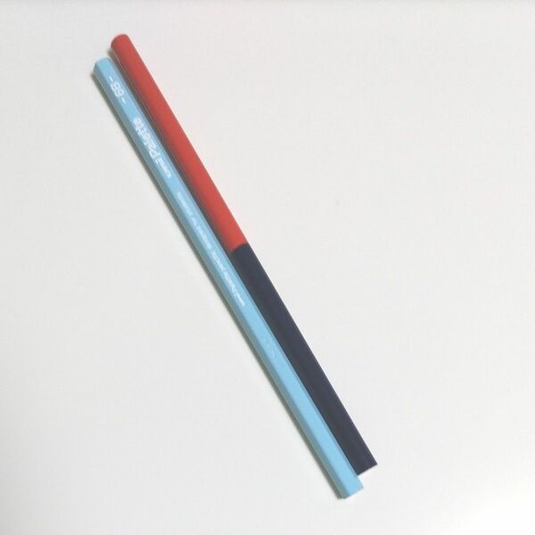 【２本セット】赤青鉛筆と６Ｂ鉛筆