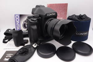 ★Contax 645 + Carl Zeiss Planar T* 80mm F/2 Lens バッテリフォルダーMP-1その他★