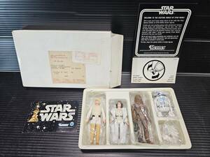 スターウォーズ/オールドケナー ヴィンテージフィギュア4点セット 1977年 『ルーク/レイア姫/R2-D2/チューバッカ』 12インチ 長期保管品