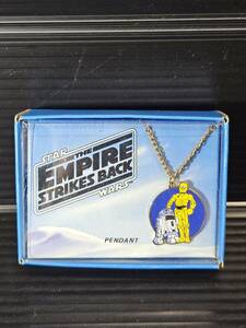 スターウォーズ LFL W BERRIE社製 『C-3PO ＆ R2-D2』 PENDANT/ネックレス 1980年 チェーン46㎝ ヴィンテージ ジュエリー №3431