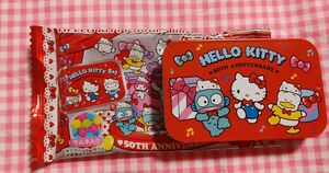 ①ハンギョドン・アヒルのペックル・キティHELLO KITTY50th★缶ラムネ★赤缶・未使用