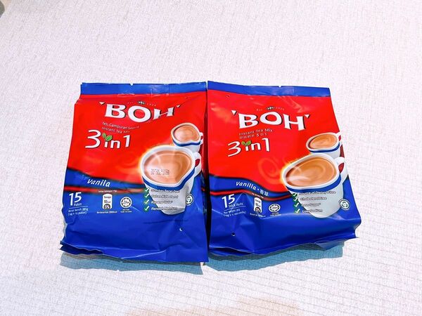 BOH 3in1バニラミルクティー　2袋　TWG マレーシア