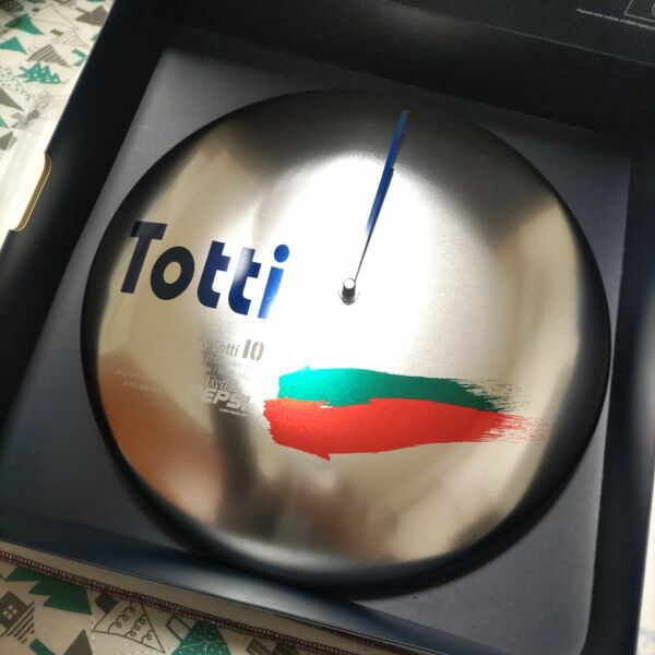 GET!＆WIN!!　スタープレイヤーズ缶バッジコレクション ビッグバッジクロック(壁掛け時計) Totti