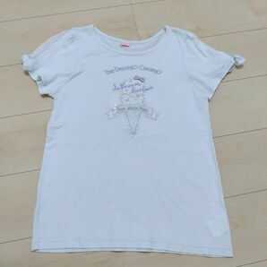 良品 メゾピアノ アイスクリーム アップリケ Tシャツ 160