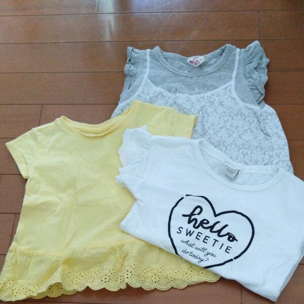 女の子 Tシャツ カットソー 90.95