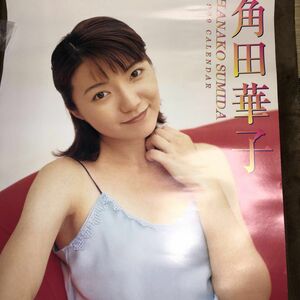 角田華子 1999年カレンダ 生写真２枚付き 新品状態 ジャンク