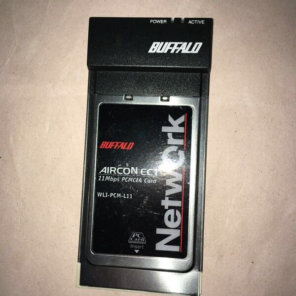 BUFFALO/バッファロ 無線LANカード AirConect PCカード WLI-PCM-L11 ジャンク