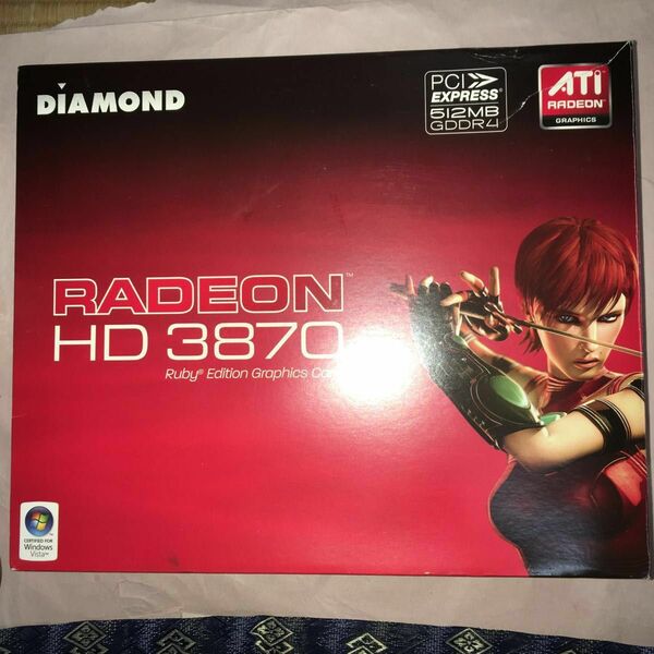 DIAMOND ATI RADION HD3870PE4512 512MB 未使用新品状態 ジャンク