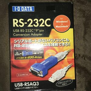USB RS232C 変換アダプタ I-O DATA USB-RSAQ3 ジャンク