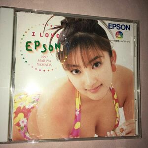 EPSON PRINTER 付録CD I LOVE EPSON 1997 MARIA YAMADA ジャンク