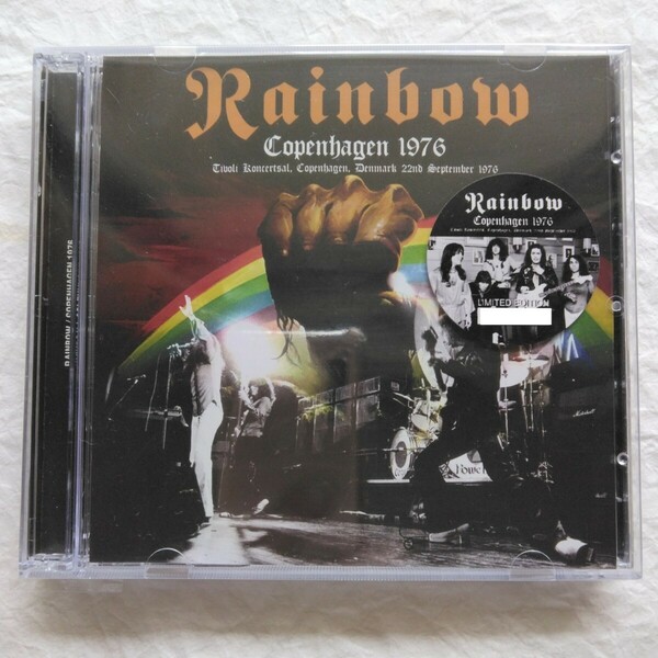 RAINBOW / COPENHAGEN 1976　(2CDプレス盤)　Copenhagen, Denmark 22nd September 1976　限定ナンバー入りステッカー付き