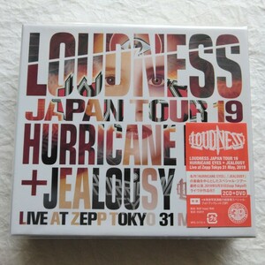 LOUDNESS / LOUDNESS JAPAN TOUR 19 HURRICANE EYES + JEALOUSY Live at Zepp Tokyo 31 May, 2019 ［2CD+DVD］＜完全生産限定盤＞　国内盤