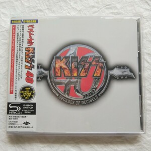 Kiss / ベスト・オブ KISS 40　(通常盤)　国内盤帯付き　SHM-CD　※ももいろクローバーZ vs KISS コラボ記念メッセージカード封入