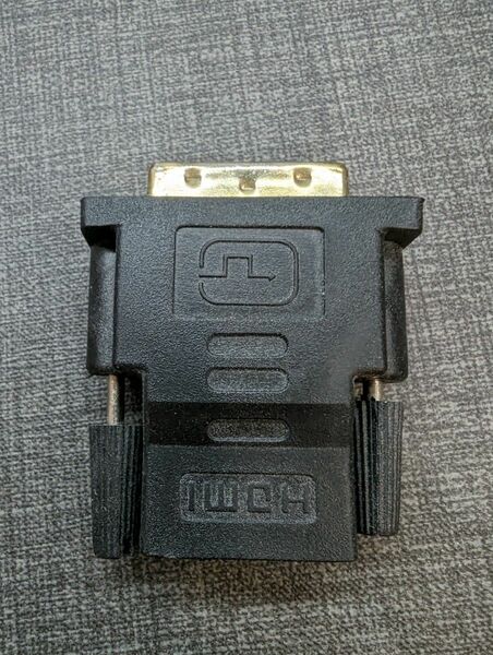 DVI-HDMI、双方向DVI（DVI-D）-HDMIオス-メスアダプター、金メッキ