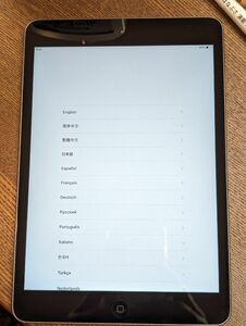 iPad mini 第2世代 Wi-Fiモデル A1489 スペースグレイ 16GB ios 12.5.7