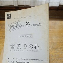 PlayStation プレステ やるドラ ダブルキャスト 季節を抱きしめて サンパギータ オフィシャルガイドブック 非売品 台本2冊 まとめ売り SONY_画像9