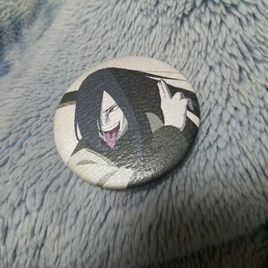 即決　NARUTO 大蛇丸　缶バッジ　Gallery　ギャラリー　ナルト　②　やや錆びあります