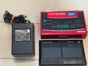 1円から 即決 ウォークマン WALKMAN National ナショナル jump RX-SA200 RP-BP101 ステレオカセットプレーヤー 希少　レア　レッド