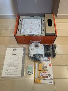即決　SEGA セガ Dreamcastドリームキャスト コカ・コーラ ロゴ入り 本体 コントローラー 一式　コカコーラ 箱 説明書 中古 動作品　