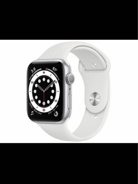 【新品・未使用】Apple Watch Series 6 GPSモデル 44mm M00D3J/A [ホワイトスポーツバンド] 