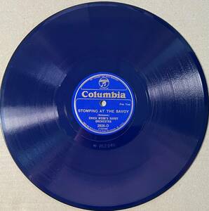 ブルーレコード ; CHICK WEBB'S SAVOY ORCH. COLIMBIA Stomping At the Savoy 