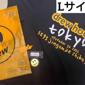 「東京限定」新品 Drew House 半袖Tシャツ　Lサイズ　ブラック
