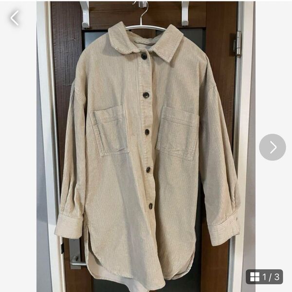 アングリッド ジャケット シャツ シャツジャケット ベージュ 長袖 秋服