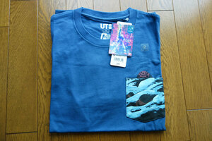 ユニクロ　ガンダム40周年　グラフィックTシャツ　青　Sサイズ