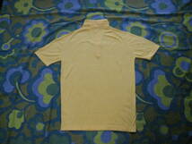 イギリス製 JOHN SMEDLEY ジョンスメドレー 半袖ポロシャツ イエロー メンズS 綿100 USEDキレイMADE IN ENGLAND_画像6