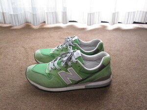 USA製 New Balance ニューバランス 996 スニーカー M996GRN Made In USA US10D/28cm ライトグリーン USEDキレイ アメリカ製