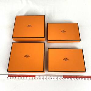HERMES エルメス 空箱 24個 まとめ 空き箱 BOX オレンジ ボックス 小物 保存箱 保存 アクセサリー用 の画像8