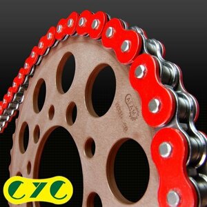 ★車種検索可★CYC 420-120L バイクチェーン レッド DT50 YB-1 GT50 RZ50 TZM50R V50 CHAPPY50 チャッピー50 DT50R GT50 POCEK RX50