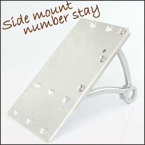  all-purpose side mount number stay kit sport Star XL883 XL1200 Dyna Softail etc. 