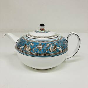 WEDGWOOD Wedgwood FLORENTINE TURQUOISEfro Len чай n бирюзовый молоко pot [0528-C]