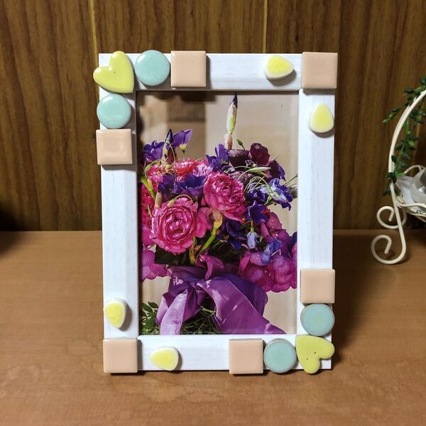 ハンドメイド フォトフレーム 写真たて