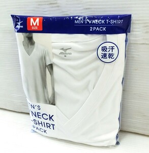 【美品】②-B　メンズ半袖　シャツ　MIZUNO　51835　Mサイズ　2パック