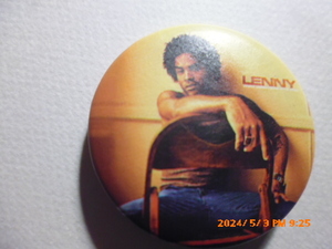 レニー・クラビッツ　Lenny Kravitz 小さめ缶バッチ　1990年代製のビンテージ　　若い頃の写真