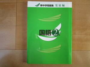 新中学問題集・発展編【国語・中２-P4】未使用 ２年 解答欄書込なし ２年生 問題集 ワーク 新中問 発展 改訂版 