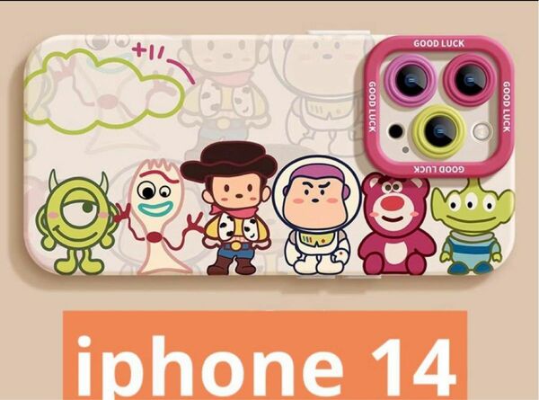 スマホケース　iphone 14対応　漫画　かわいい