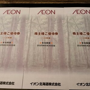 イオン北海道 株主優待券  3万円分 2025年6月30日迄の画像1