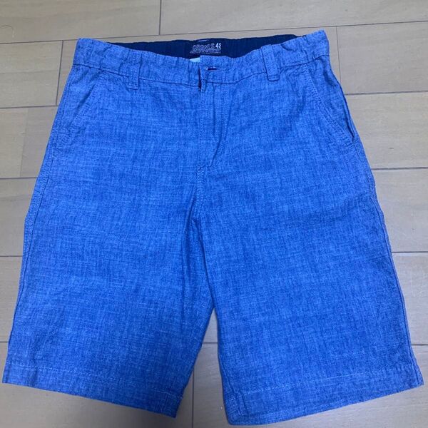 H&M ハーフパンツ 140 150 ブルー
