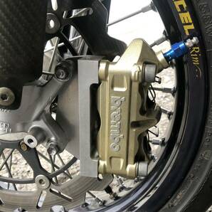 HONDA 2008 ホンダ CRF450R 250R Brembo ブレンボ フロントラジアルマウント ４ポットブレーキキャリパー 320mmサポート モタード